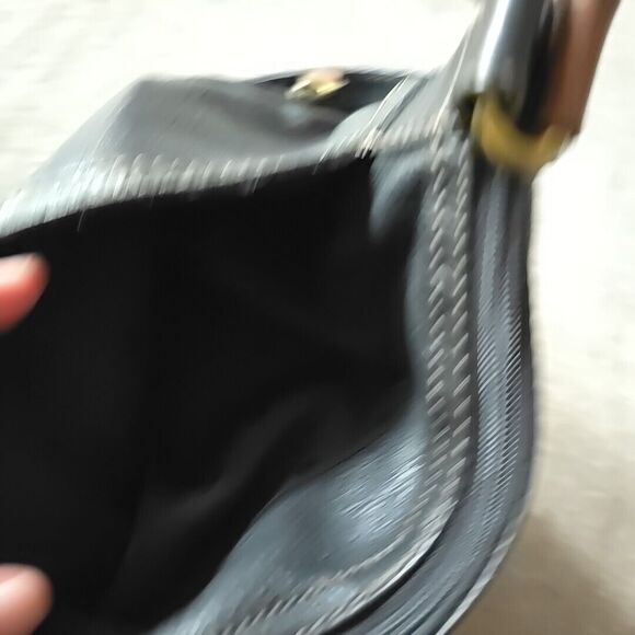 Fossil Morgan Handbag Traveler Pebble Black Topzip Leather Crossbody Messenger - Picture 14 of 16